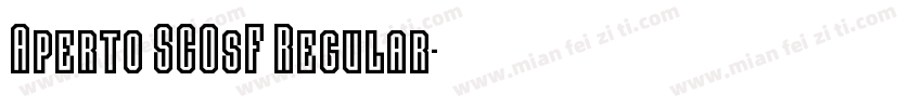 Aperto SCOsF Regular字体转换